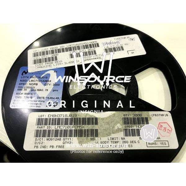 LMC7101AIM5X/NOPB label picture