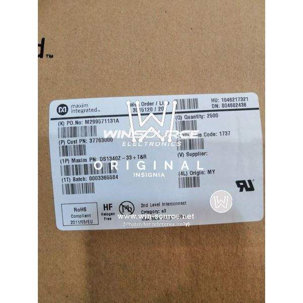 DS1340Z-33+ label picture 3