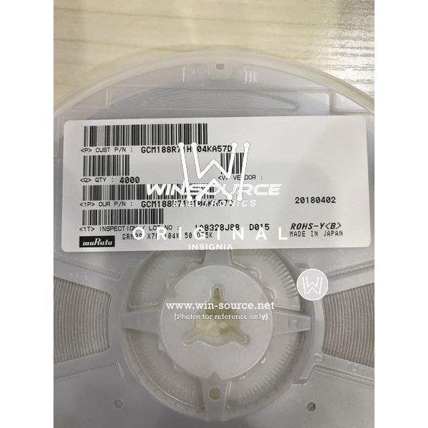 GCM188R71H104KA57D  label picture 2