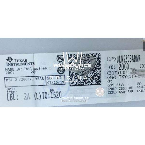 ULN2803ADW label picture 2