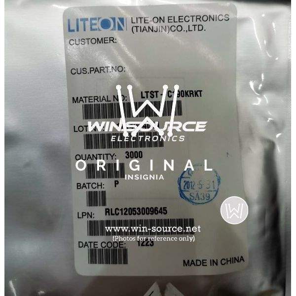 LTST-C190KRKT label picture