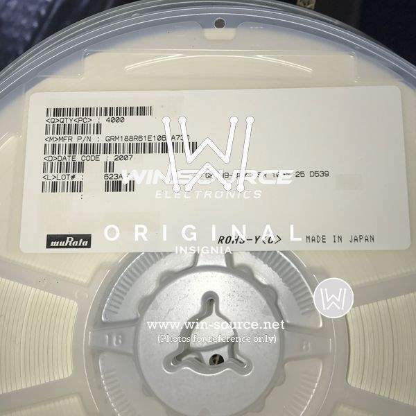 GRM188R61E106MA73D label picture