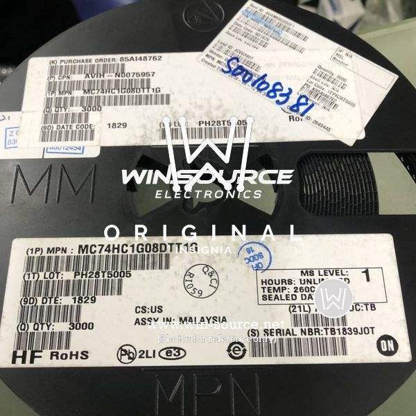 MC74HC1G08DTT1G  label picture
