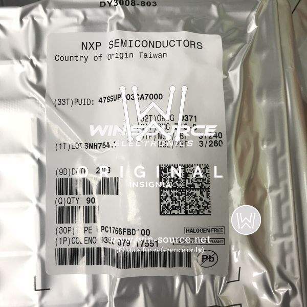 LPC1766FBD100 label picture