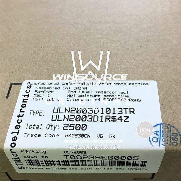 ULN2003D1013TR label picture 2