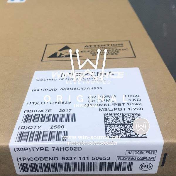 74HC02D,653 label picture